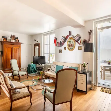 Vintage 2bd With Patio In Montmartre Appartamento *