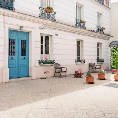Appartamento Vintage 2bd With Patio In Montmartre